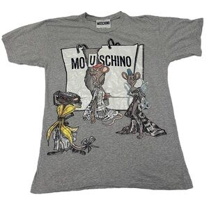 Moschino Couture Heather Gray Tee